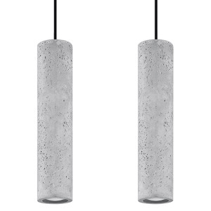 Lampa wisząca Luvo 2 beton