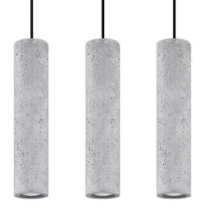 Lampa wisząca Luvo 3L beton Wyprzedaż