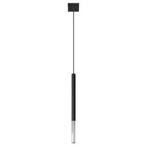 Lampa wisząca Mozaica 1 czarny/chrom