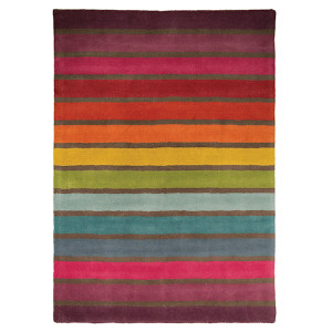 Dywan wełniany Candy wielokolorowy Prostokątny/80x150 HOMEBOOK