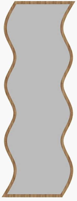 Lustro ścienne Secuste 120x40 cm dąb Wyprzedaż