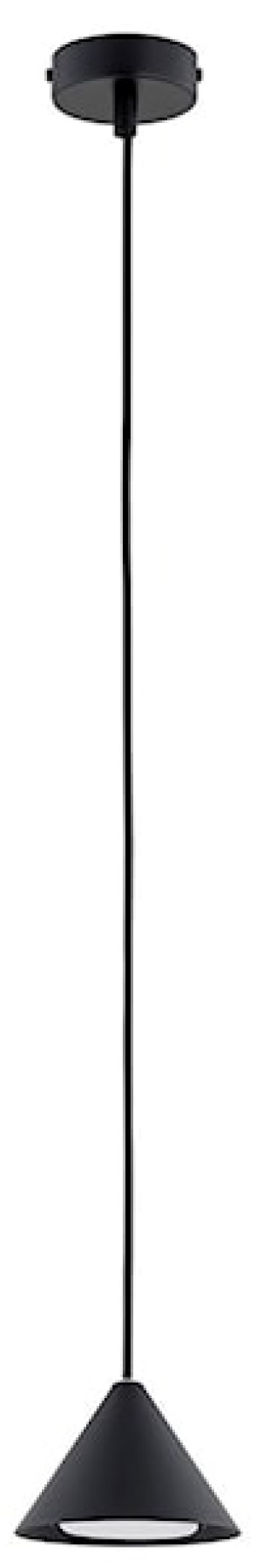 Lampa wisząca Elit czarna x1