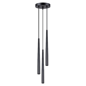 Lampa wisząca Bliss 3P czarna Wyprzedaż