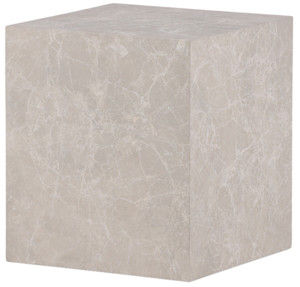 Stolik Dispect kwadratowy 40 cm beżowy Wyprzedaż