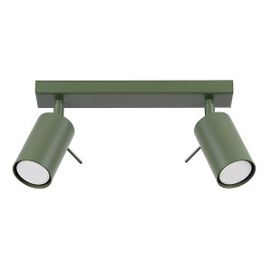 Plafon Ring 2 zielony oliwkowy