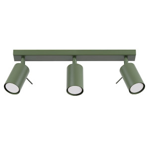 Plafon Ring 3L zielony oliwkowy