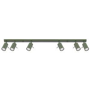 Plafon Ring 6L zielony oliwkowy