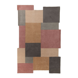 Dywan wełniany Collage pastelowy Prostokątny/120x180 HOMEBOOK