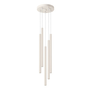 Lampa wisząca Pastelo 5P beżowa