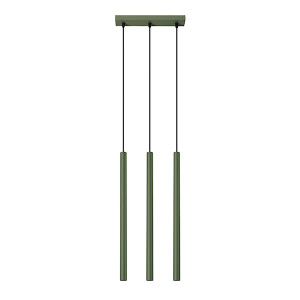 Lampa wisząca Pastelo 3 zielona oliwka