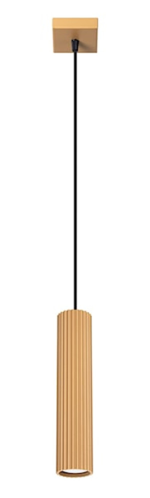 Lampa wisząca Karbon x1 złota