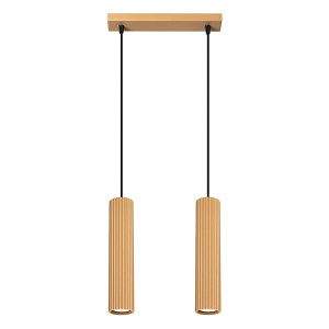 Lampa wisząca Karbon 2 złota