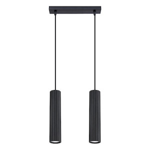Lampa wisząca Karbon 2 czarna