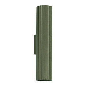 Kinkiet Karbon 30 cm zielony oliwkowy