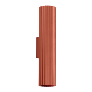 Kinkiet Karbon 30 cm ochra czerwona