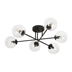 Lampa sufitowa Minturno transparentna x6 HOMEBOOK