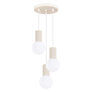 Lampa wisząca Halo 3P beżowa