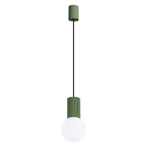 Lampa wisząca Halo 1 zielona oliwka