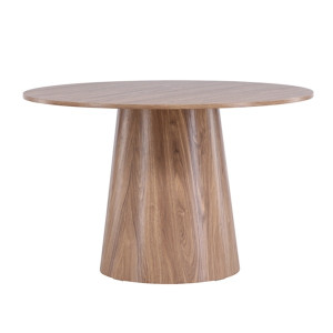 Stól do jadalni Aggreter okrągły 120 cm naturalny Wyprzedaż
