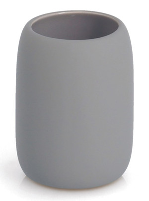 Kubek na szczoteczki do zębów Omettes szary