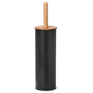 Szczotka do WC Skanie z bambusową rączką czarna HOMEBOOK