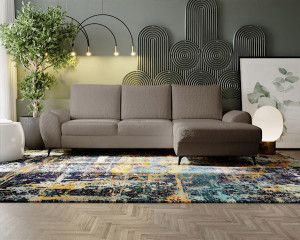 Lustro z podświetleniem półokrągłe Mirror złote Wyprzedaż