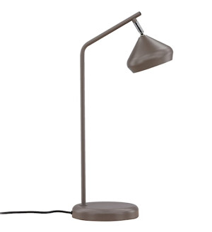 Lampa stołowa Isaberg 52 cm jasnobrązowa Wyprzedaż
