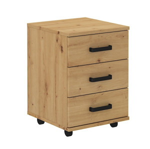 Kontenerek Stundly z trzema szufladami 40 cm Dąb artisan Wyprzedaż