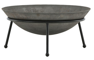 Palenisko Crestlle o średnicy 60 cm szare Wyprzedaż