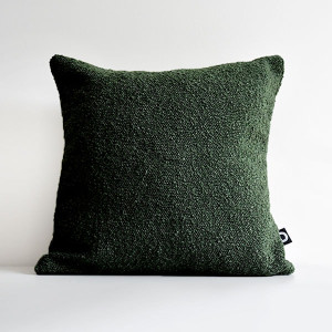Poszewka Boucle 40x40 cm zielona