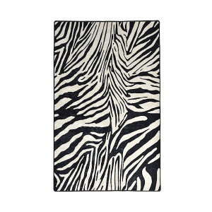 Dywan nowoczesny Smitzes 160x230 cm biało-czarny Wyprzedaż