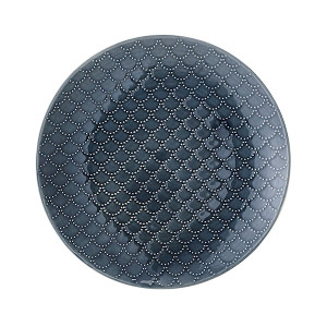 Talerz Mirie z kamionki niebieski HOMEBOOK