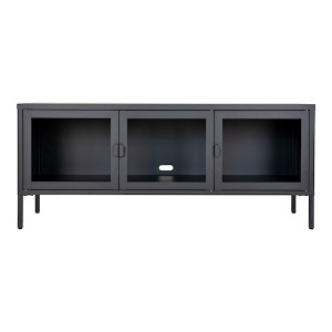 Szafka RTV Centho 130 cm czarna Wyprzedaż