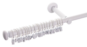 Karnisz Modern 240 cm pojedynczy biały