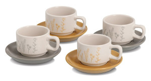 Zestaw 4 filiżanek do espresso Daugha wielokolorowe