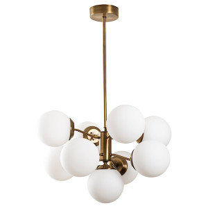 Lampa wisząca Tuiren x9 miedziana HOMEBOOK