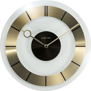 Zegar ścienny Retro 31 cm złoty