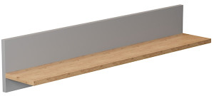 Półka ścienna Sakena szara HOMEBOOK
