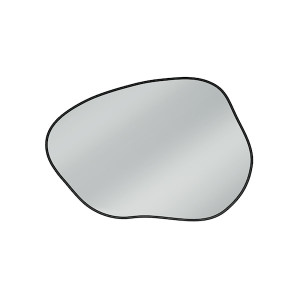 Lustro ścienne Contorno I 90x64 cm czarne Wyprzedaż