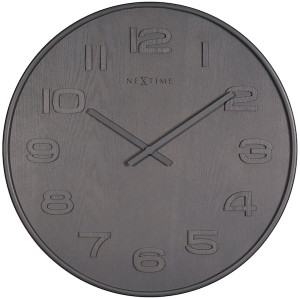 Zegar ścienny Wood Wood 36 cm ciemnoszary