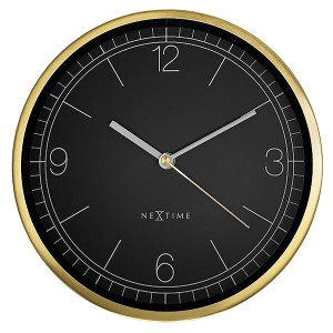 Zegar ścienny Bolero 25 cm czarno-złoty