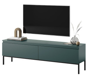Szafka RTV Bemmi 150 cm Ciemnozielony Wyprzedaż