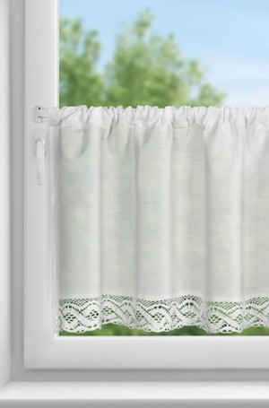 Zazdrostka Vince biała z koronką