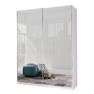 Szafa przesuwna Zaube z lustrem 150 cm HOMEBOOK