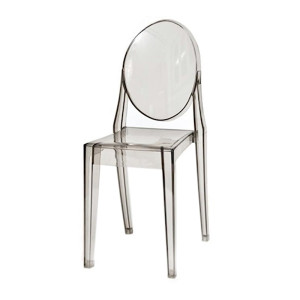 Krzesło Ertes szary transparentny HOMEBOOK