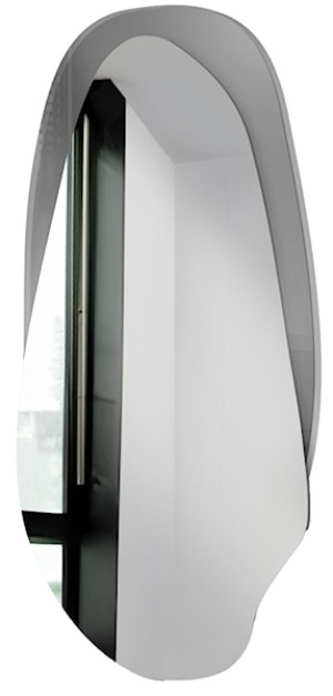 Lustro ścienne Fusion 132x60 cm na grafitowym antisolu