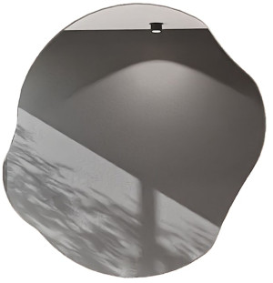 Lustro ścienne Cyrkon 63x60 cm