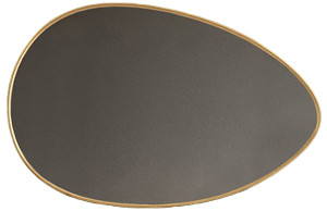 Lustro ścienne Zoe 132x90 cm w złotej ramie