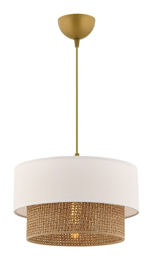 Lampa wisząca Echo biało-beżowa