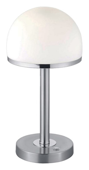Lampa stołowa Berlin LED biało-srebrna Wyprzedaż